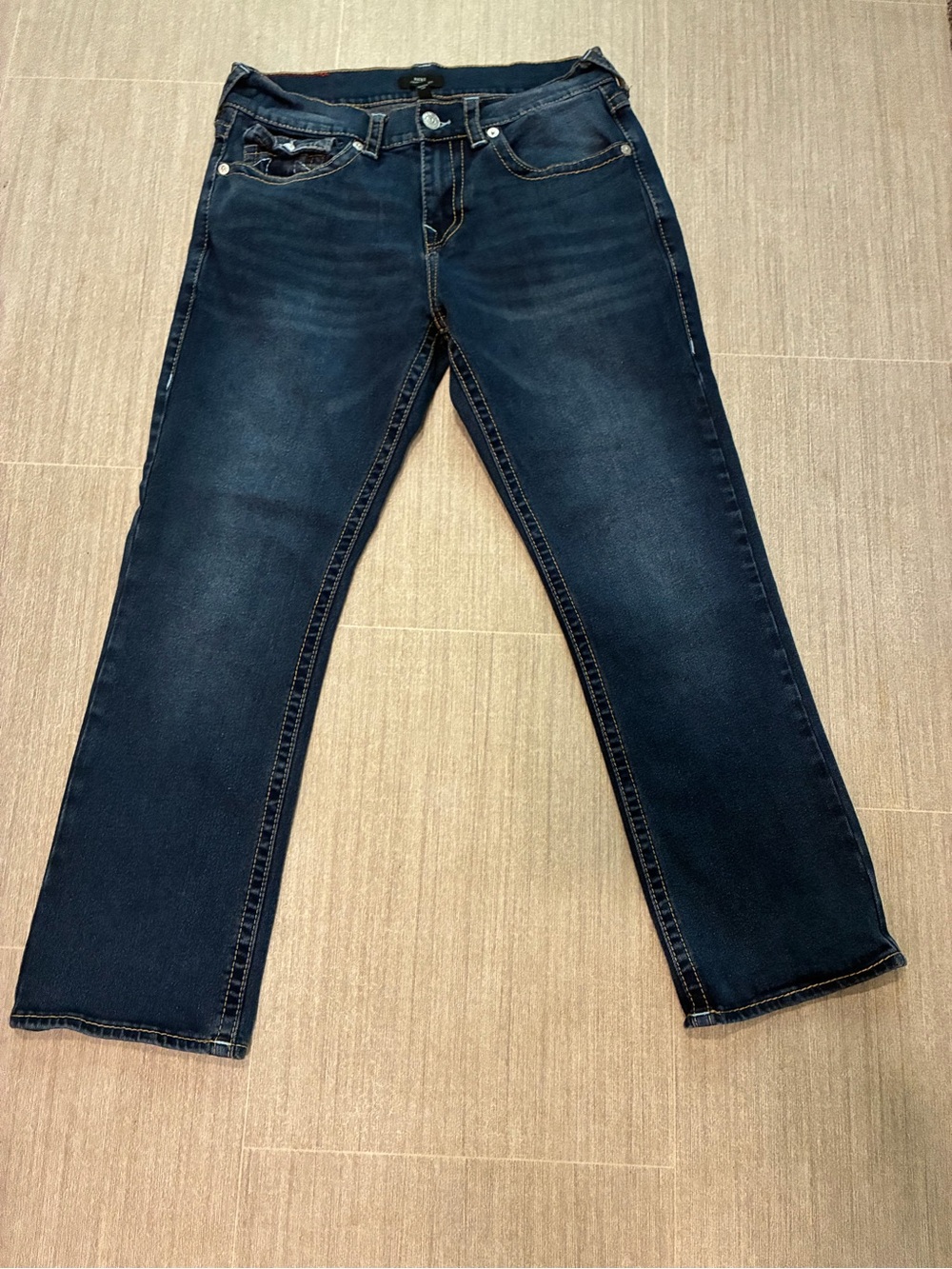 True Religion Men’s Dark Indigo Relaxed Jeans size 32x32
